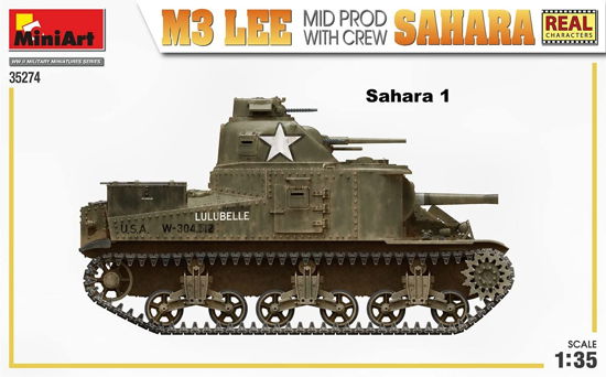 Cover for MiniArt · 1/35 M3 Lee Mid Prod. Sahara W/crew (7/21) * (Toys)