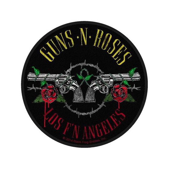 Guns N' Roses Standard Woven Patch: Los F'N Angeles (Retail Pack) - Guns N Roses - Koopwaar - PHD - 5055339756062 - 23 september 2019