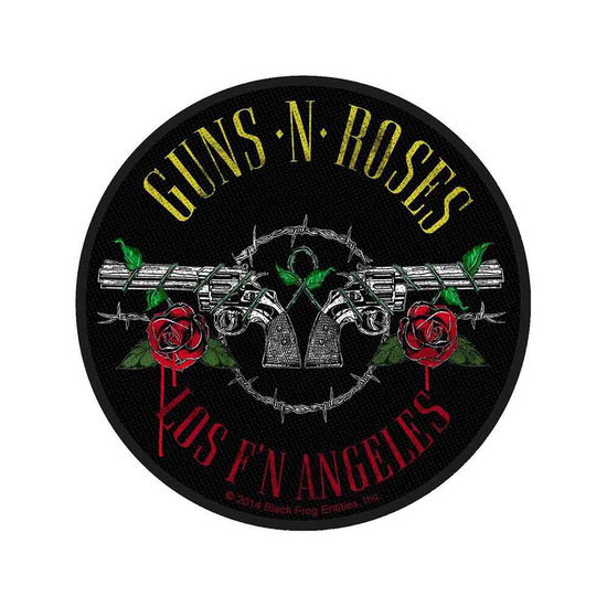 Guns N' Roses Standard Woven Patch: Los F'N Angeles (Retail Pack) - Guns N Roses - Mercancía - PHD - 5055339756062 - 23 de septiembre de 2019