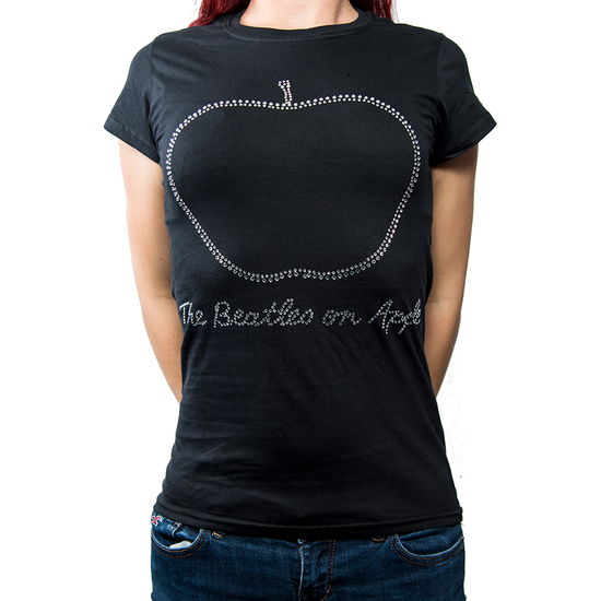 The Beatles Ladies T-Shirt: On Apple (Embellished) - The Beatles - Merchandise - Apple Corps - Apparel - 5055979958062 - 