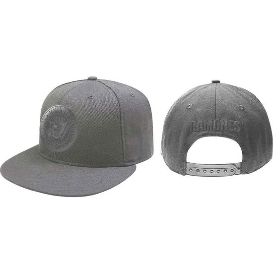 Cover for Ramones · Ramones Unisex Snapback Cap: Presidential Seal (CLOTHES) [Grey - Unisex edition]