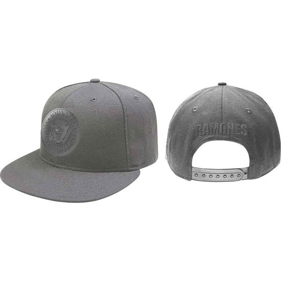 Cover for Ramones · Ramones Unisex Snapback Cap: Presidential Seal (Klær) [Grey - Unisex edition]