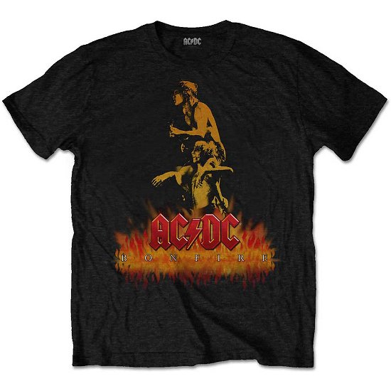 AC/DC Unisex T-Shirt: Bonfire - AC/DC - Produtos -  - 5056368692062 - 