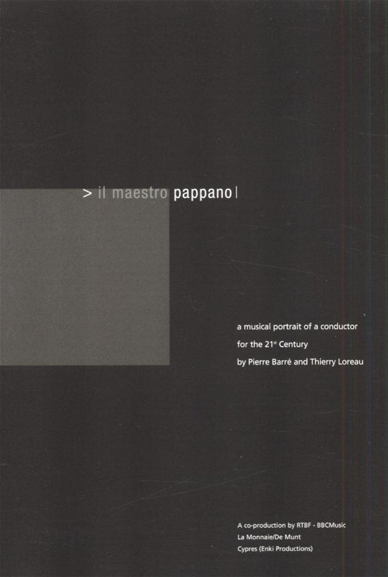 Cover for Pappano · Il Maestro Pappano (DVD) (2002)