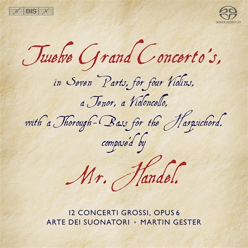 Twelve Grand Concertos - G.F. Handel - Musikk - BIS - 7318591705062 - 9. oktober 2008