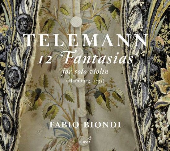 Cover for Fabio Biondi · 12 Fantasias For Solo Violin (CD) (2016)