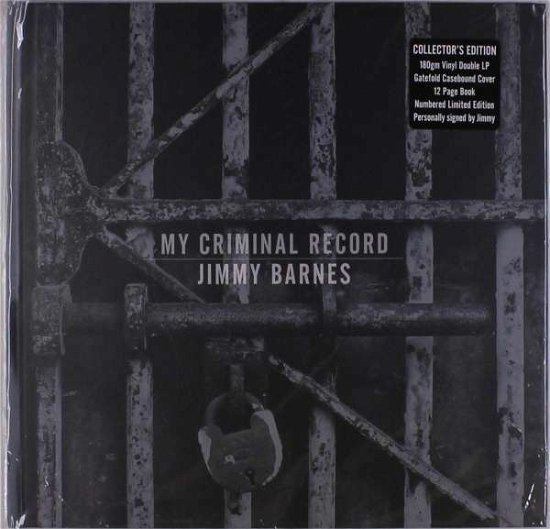 Cover for Jimmy Barnes · My Criminal Record (LP) [Limited Deluxe 180gm Vinyl edition] (2019)