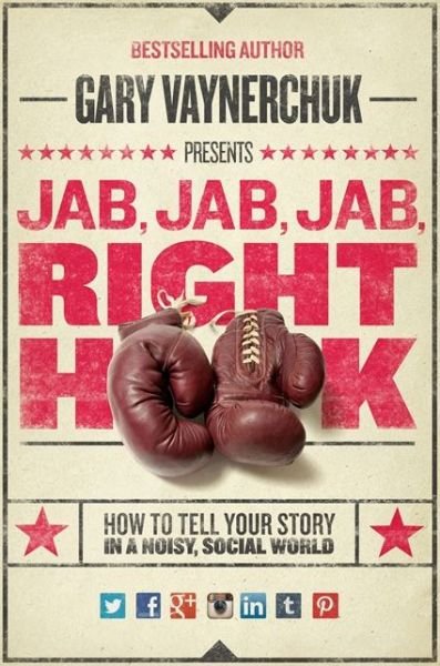 Cover for Gary Vaynerchuk · Jab, Jab, Jab, Right Hook: How to Tell Your Story in a Noisy Social World (Inbunden Bok) (2013)