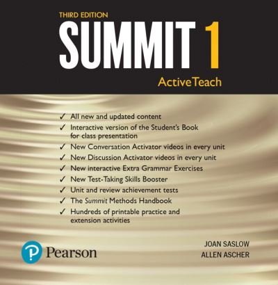 Cover for Joan Saslow · Summit Level 1 Active Teach (PC) (2017)