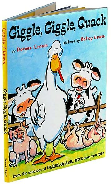 Cover for Doreen Cronin · Giggle, Giggle, Quack (Hardcover bog) (2002)