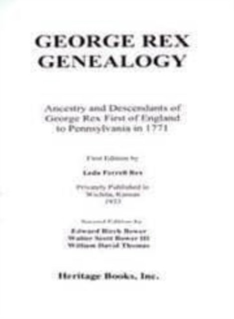 Cover for Leda Ferrell Rex · George Rex Genealogy (Hardcover bog) [2nd edition] (2010)