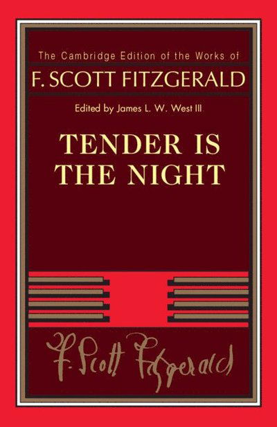 Cover for F. Scott Fitzgerald · Tender Is the Night - The Cambridge Edition of the Works of F. Scott Fitzgerald (Paperback Bog) (2022)