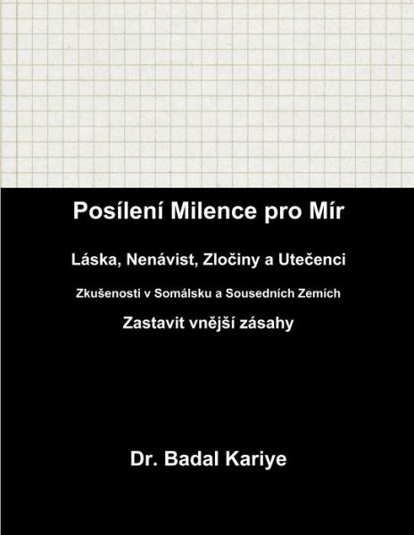 Cover for Badal Kariye · Posílení Milence Pro Mír (Book) (2015)