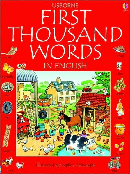 First Hundred Words In English Sticker Book - Heather Amery - Livros - Usborne Publishing Ltd - 9781409510062 - 25 de dezembro de 2009