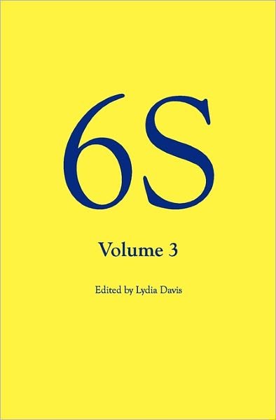 Cover for Lydia Davis · 6s, Volume 3 (Paperback Bog) (2010)