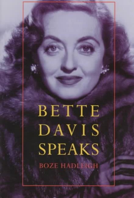 Cover for Bette Davis · Speaks (Book) (2010)
