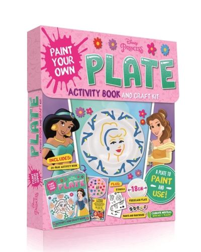 Cover for Walt Disney · Disney Princess: Paint Your Own Plate Activity Book and Craft Kit - Craft Box (Pocketbok) (2024)