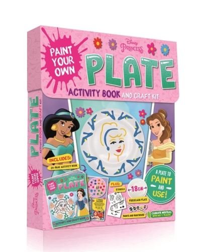 Cover for Walt Disney · Disney Princess: Paint Your Own Plate Activity Book and Craft Kit - Activity book and craft kit (Paperback Bog) (2024)