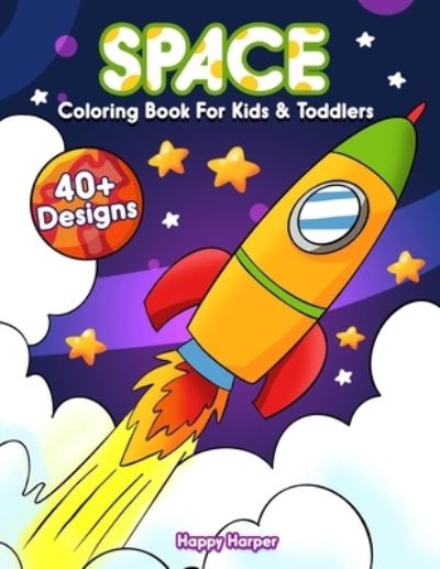 Space Coloring Book - Harper Hall - Książki - Cbab Press - 9781989968062 - 10 czerwca 2020