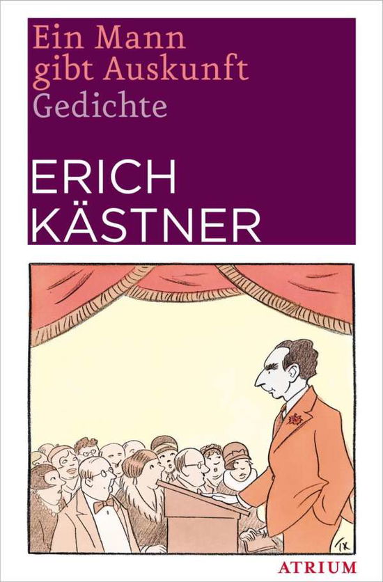 Cover for Kästner · Ein Mann gibt Auskunft (Book)