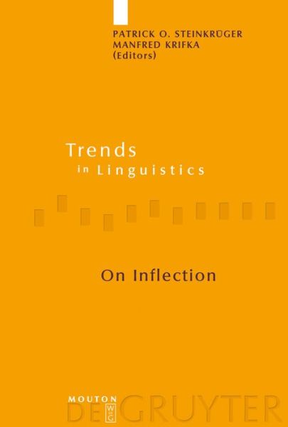 Cover for Steinkrüger · On Inflection (Trends in Linguistics. Studies and Monographs) (Hardcover Book) (2009)