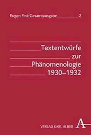 Cover for Fink · Textentwürfe zur Phänomenologie 19 (Bog) (2019)