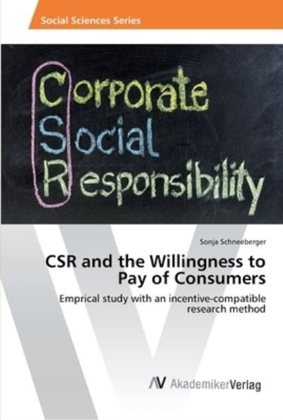 Cover for Schneeberger · CSR and the Willingness to (Book) (2016)