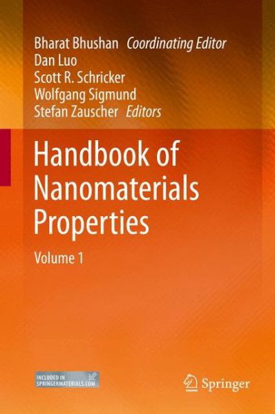 Cover for Bharat Bhushan · Handbook of Nanomaterials Properties (Hardcover Book) [1st ed. 2014 edition] (2014)