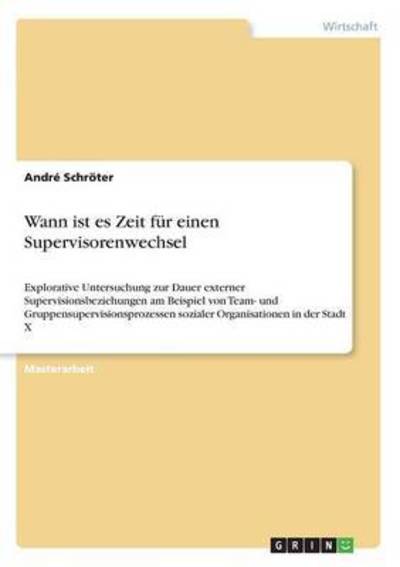 Cover for Schröter · Wann ist es Zeit für einen Sup (Book) (2016)