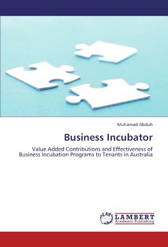 Cover for Muhamad Abduh · Business Incubator: Value Added Contributions and Effectiveness of Business Incubation Programs to Tenants in Australia (Taschenbuch) (2012)