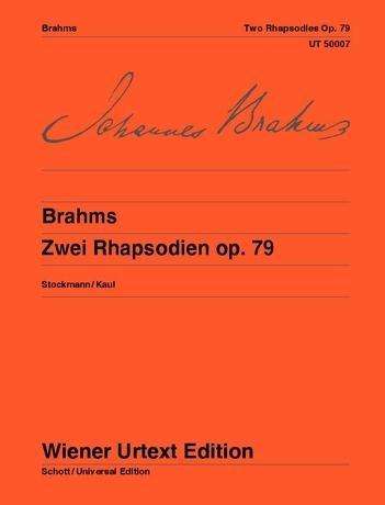 Cover for Johannes Brahms · Zwei Rhapsodien.UT50007 (Buch) (1972)