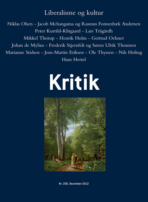 Kritik, 45. årgang, nr. 206 - Frederik Stjernfelt; Lasse Horne Kjældgaard - Books - Gyldendal - 9788702128062 - December 27, 2012