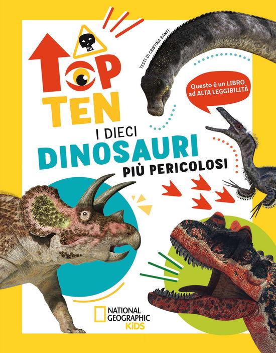 Cover for Cristina Banfi · I Dieci Dinosauri Piu Pericolosi. Top Ten. Ediz. Ad Alta Leggibilita (Book)