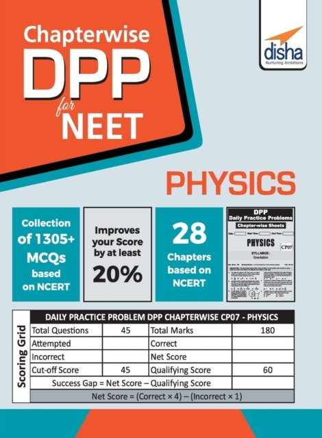 Cover for Disha Experts · Chapter-wise DPP Sheets for Physics NEET (Paperback Book) (2019)