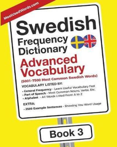 Cover for Mostusedwords · Swedish Frequency Dictionary - Advanced Vocabulary (Paperback Book) (2018)