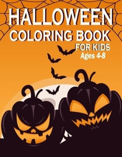 Cover for Graphx Dodin · Halloween coloring book for kids ages 4-8 (Paperback Book) (2020)