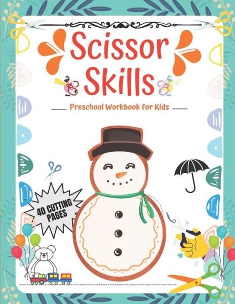 Scissor Skills Preschool Workbook for Kids: A Fun Cutting Practice Activity Book For Toddlers And Kids Ages 3-5: 40 Pages Of Fun Animals, Shapes And Patterns...Scissor Practice For Preschool - Folding Thoughts - Libros - Independently Published - 9798711747062 - 20 de febrero de 2021