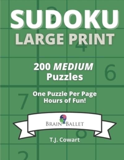 Cover for T J Cowart · Sudoku Large Print (Paperback Bog) (2021)