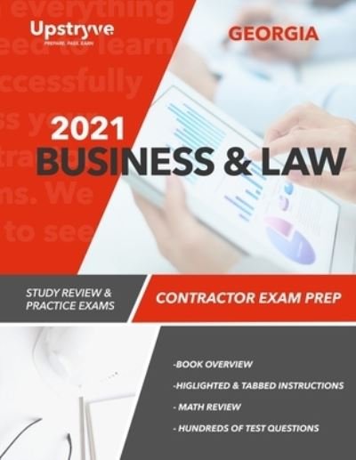 Cover for Upstryve Inc · 2021 Georgia Business and Law Contractor Exam Prep: Study Review &amp; Practice Exams (Pocketbok) (2021)