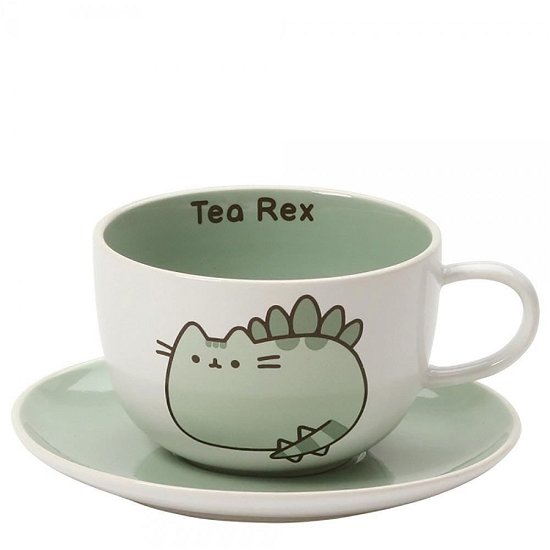 Tea-Rex Cup & Saucer - Set Tazza E Piattino - Pusheen - Merchandise -  - 0045544959063 - 