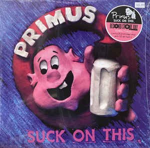 Cover for Primus · Suck on This (Transparent Blue (LP) [Reissue edition] (2020)