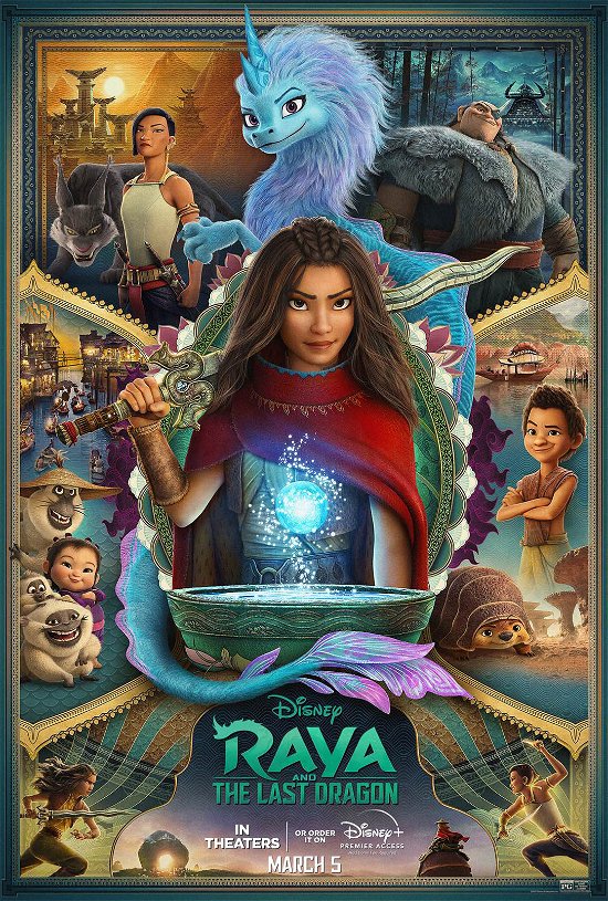 Cover for Raya &amp; the Last Dragon (4K UHD Blu-ray) (2021)