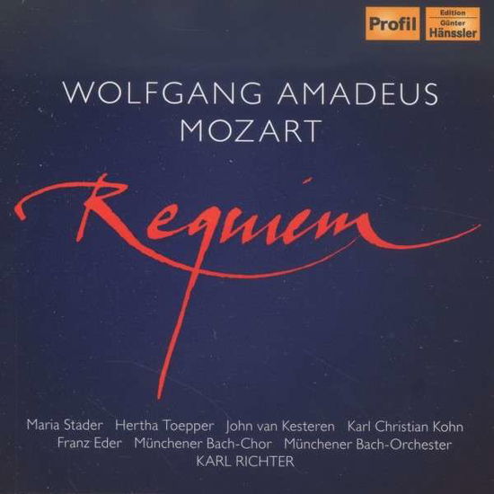 Requiem - Wolfgang Amadeus Mozart - Musik - PROFIL - 0881488150063 - 4. April 2015