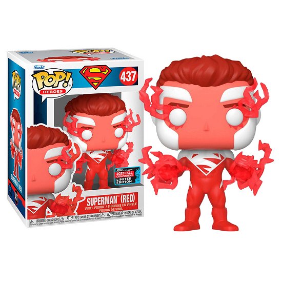 Funko Pop! Heroes: Dc Super Heroes - Superman (red) (convention Limited Edition) #437 Vinyl Figure - Funko - Merchandise -  - 0889698652063 - 