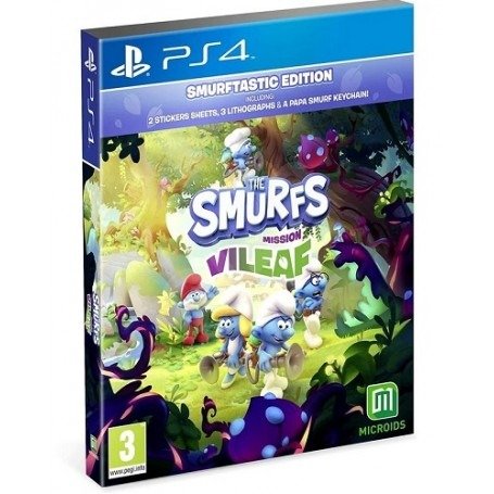 The Smurfs - Mission Vileaf Smurftastic Edition - Ps4 - Board game - MICROIDS - 3760156489063 - November 5, 2021