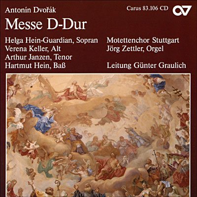 Cover for Antonin Dvorak (1841-1904) · Motettenchor Stuttg. / Graulich - Messe D-Dur (CD) (1997)
