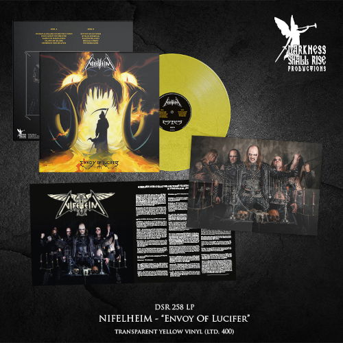 Cover for Nifelheim · Envoy of Lucifer (Yellow Vinyl LP) (LP) (2024)