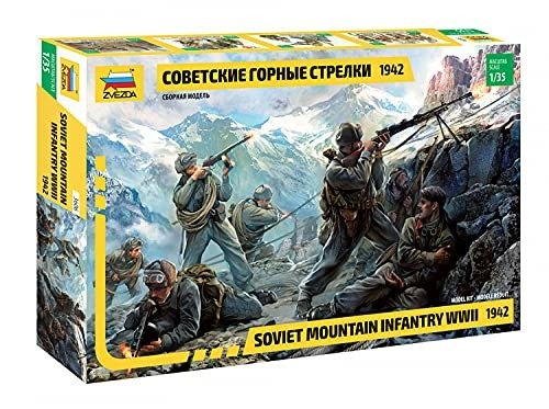 Cover for Zvezda · 1/35 Soviet Mountain Troops Wwii (rr) (4/21) * (Legetøj)