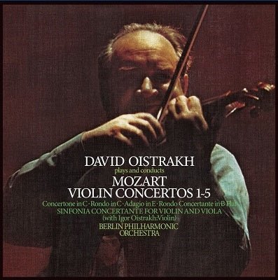 Mozart Violin Concertos1-5 - David Oistrakh - Musique -  - 4943674363063 - 29 juillet 2022