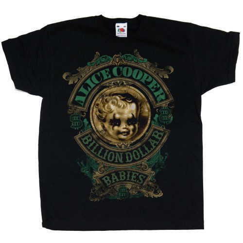 Cover for Alice Cooper · Alice Cooper Kids T-Shirt: Billion Dollar Baby (9-11 Years) (T-shirt) [Black - Kids edition]